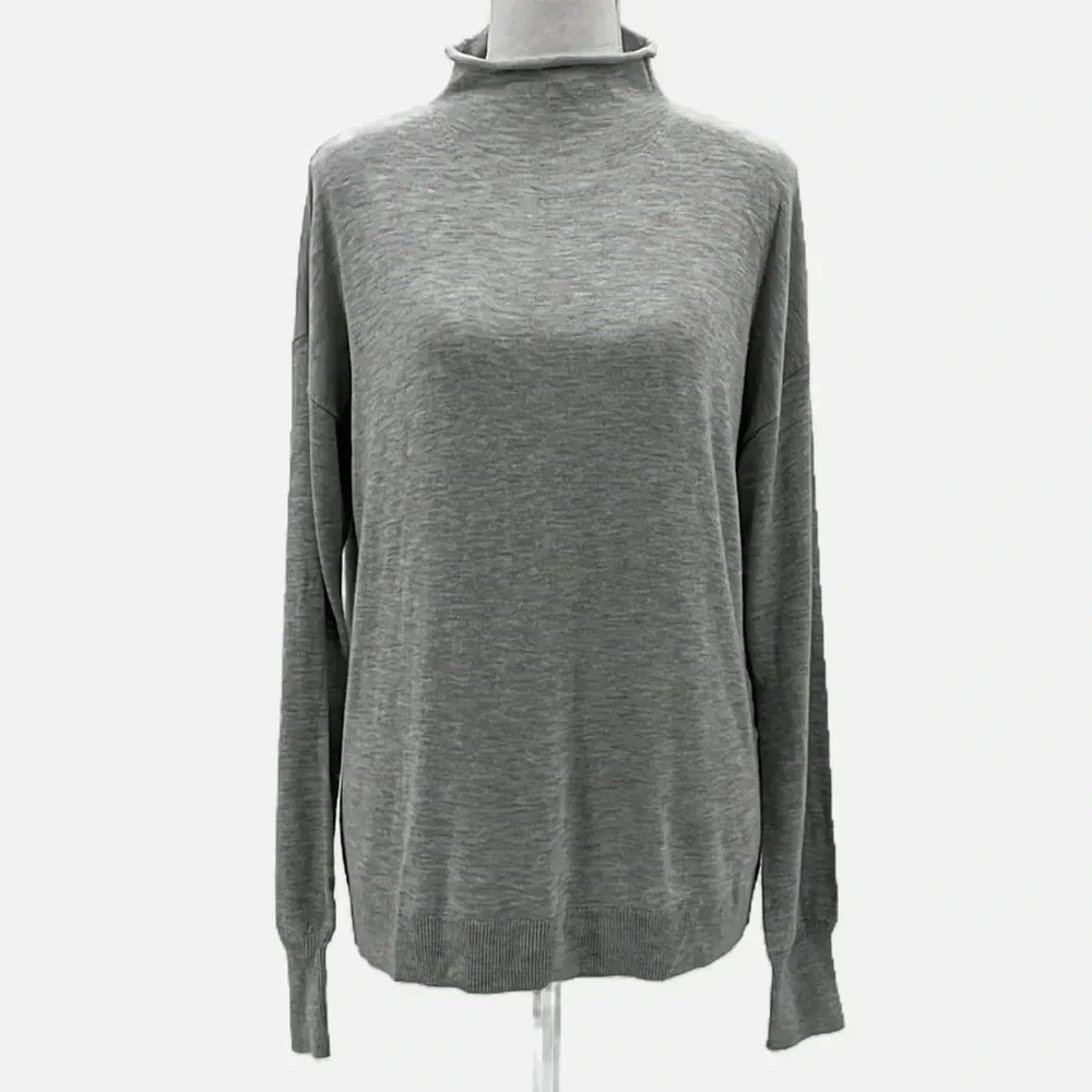 Treasure & Bond Cashmere/Viscose Turtleneck Sweater in Gray - NWOT - Size Small
